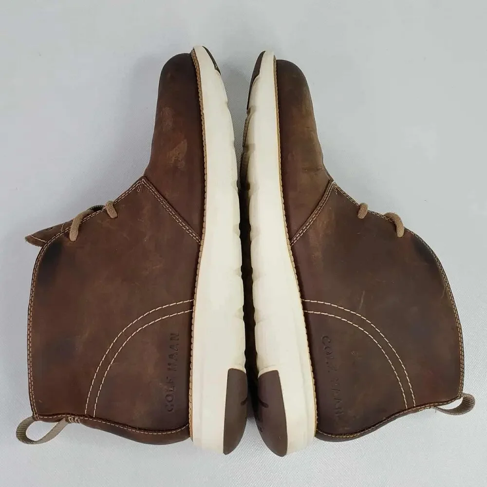 Cole Haan Grand Atlantic Chukka Boot Men's Size 9.5 M Brown Leather Lace Up